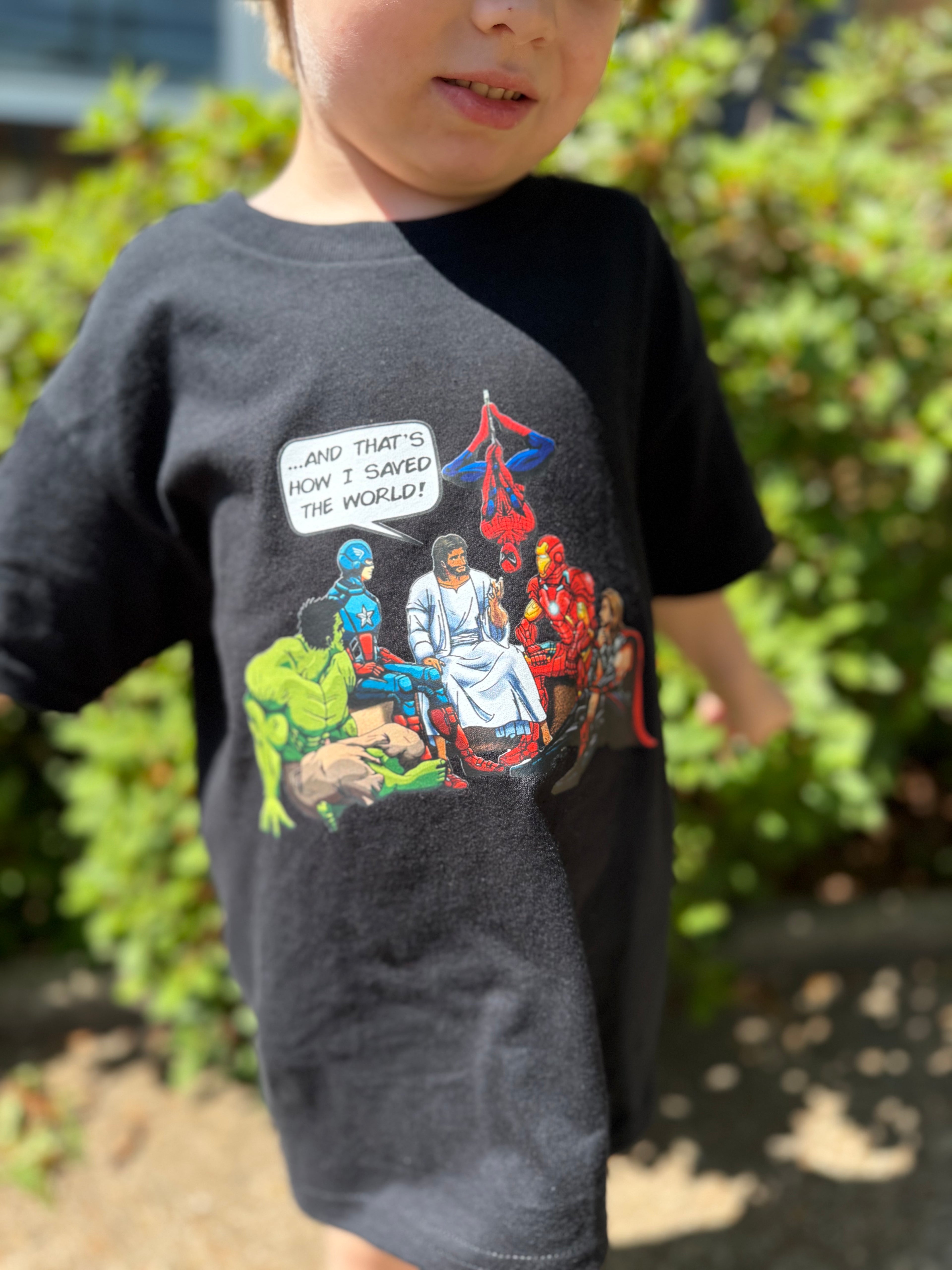 The One Who Truly Saved the World Unisex Kids Tee